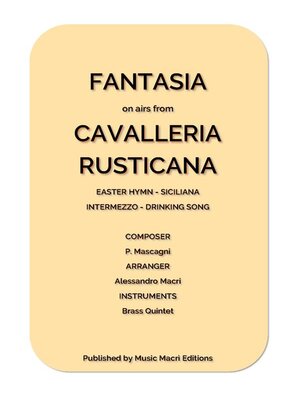 cover image of FANTASIA on airs from CAVALLERIA RUSTICANA